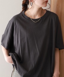 バルーンスリーブ5分袖Tシャツ