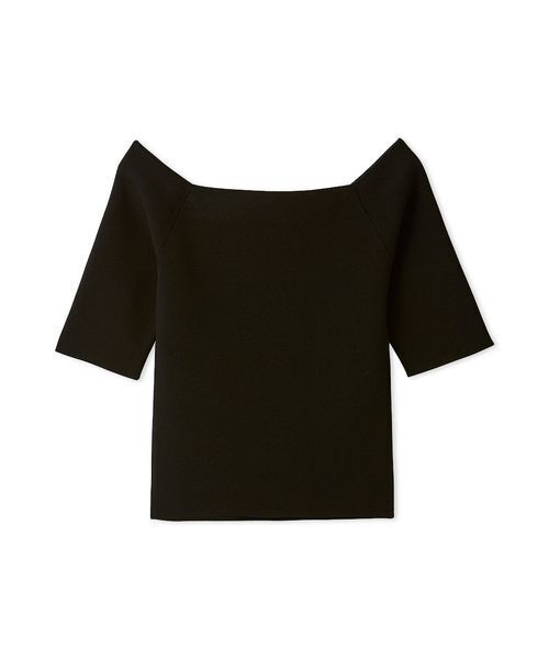 SNIDEL(スナイデル)の「シンプルオフショルニットプルオーバー(ニット/セーター・レディース・ホワイト/ブラック/ネイビー/ブラウン/レッド・F)」の6枚目の写真