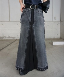 Ameri(�A����)��REMAKE DENIM CHINO SKIRT(�X�J�[�g)