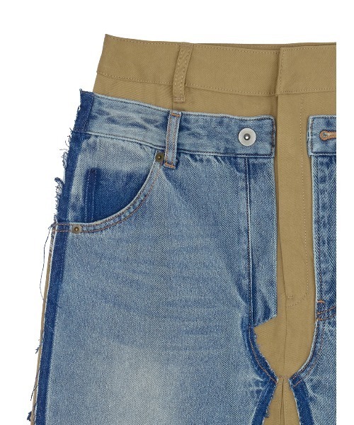 Ameri（アメリ）の「REMAKE DENIM CHINO SKIRT（スカート・レディース・ブルー/ブラック・24inch/26inch/25inch）」の19枚目の写真