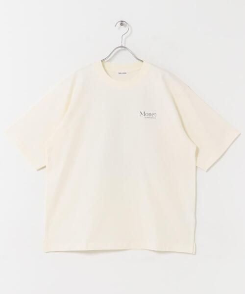 FORK&SPOON（フォークアンドスプーン）の「FORK&SPOON　Monet art t-shirts（Tシャツ/カットソー・メンズ・ネイビー/オフホワイト・5/4）」の6枚目の写真