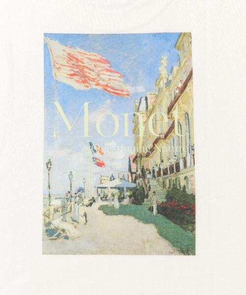 FORK&SPOON（フォークアンドスプーン）の「FORK&SPOON　Monet art t-shirts（Tシャツ/カットソー・メンズ・ネイビー/オフホワイト・5/4）」の4枚目の写真