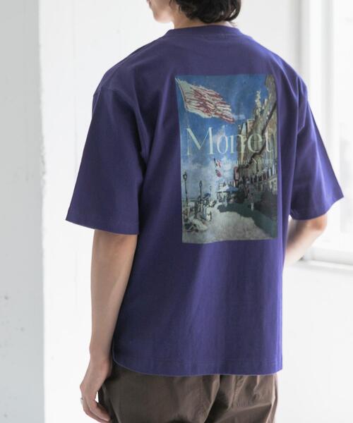 FORK&SPOON（フォークアンドスプーン）の「FORK&SPOON　Monet art t-shirts（Tシャツ/カットソー・メンズ・ネイビー/オフホワイト・5/4）」の15枚目の写真