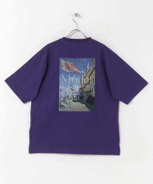 FORK&SPOON（フォークアンドスプーン）の「FORK&SPOON　Monet art t-shirts（Tシャツ/カットソー・メンズ・ネイビー/オフホワイト・5/4）」の20枚目の写真