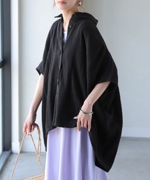 わたあめガーゼ 綿100% 半袖シャツ