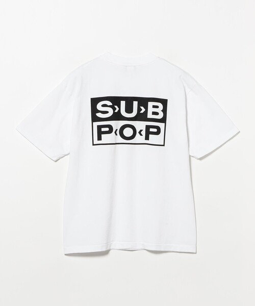BEAMS（ビームス）の「SUB POP / S/S TEE " NO COMMENT. "（Tシャツ/カットソー・メンズ・ホワイト/ブラック系その他4・X-LARGE/LARGE/SMALL/MEDIUM）」の4枚目の写真