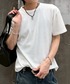 Chikashitsu +（チカシツプラス）の「【Chikashitsu +】waffle cropped half sleeve tee (4color) / 【チカシツプラス】ワッフルクロップド半袖Tシャツ＜着用動画あり＞（Tシャツ/カットソー・L）」
