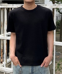 【Chikashitsu +】waffle cropped half sleeve tee (4color) / 【チカシツプラス】ワッフルクロップド半袖Tシャツ<着用動画あり>