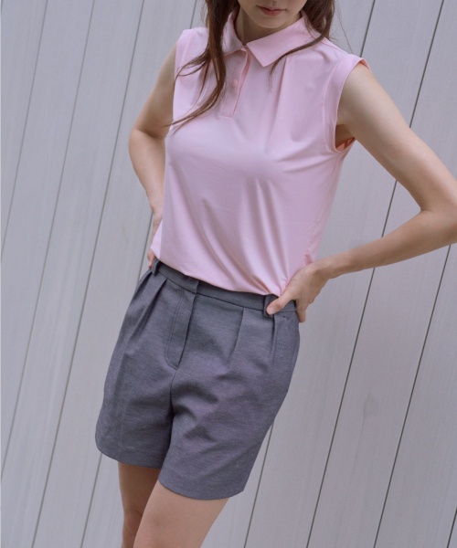 MONDAYFLOW（マンデーフロー）の「ライトクールスリーブレス_ライトピンク（Tシャツ/カットソー・レディース・その他・X-SMALL/SMALL/MEDIUM/LARGE）」の4枚目の写真