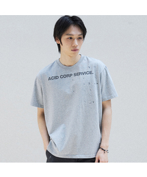 バード 半袖Tシャツ [メランジグレー]