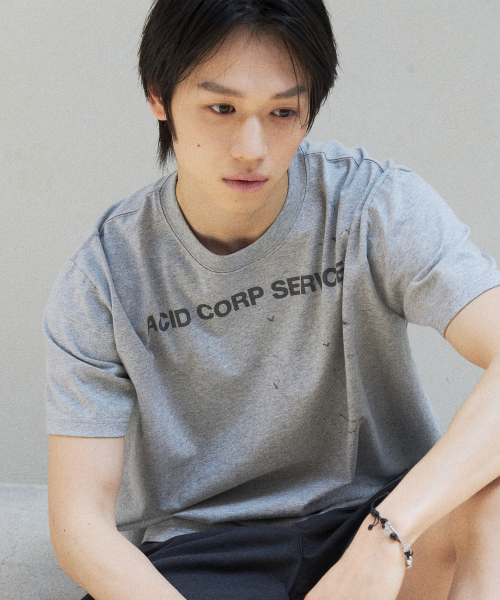 SLOWACID（スローアシッド）の「バード 半袖Tシャツ [メランジグレー]（Tシャツ/カットソー・レディース・その他・SMALL/MEDIUM/LARGE/X-LARGE）」の3枚目の写真