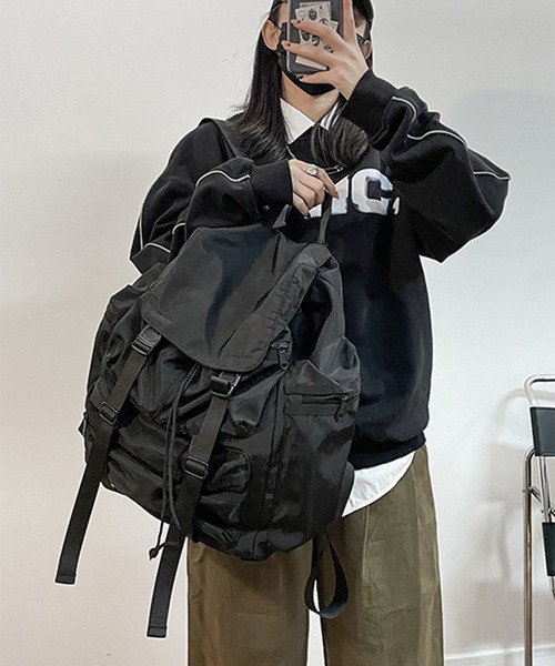 Culto(クルト)の「【A4サイズ対応】多機能ポケット 大容量 バックパック(ユニセックス)(バックパック/リュック・レディース・ブラック・FREE)」の12枚目の写真