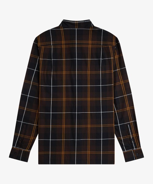 FRED PERRY(フレッドペリー)の「【先行予約受付中】Twill Tartan Shirt/ツイルタータンチェックシャツ(シャツ/ブラウス・メンズ・ブラウン・L/M/S)」の8枚目の写真