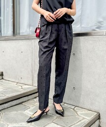 NOLLEY’S | ウォッシャブルドットツッキリテーパードパンツ(その他パンツ)