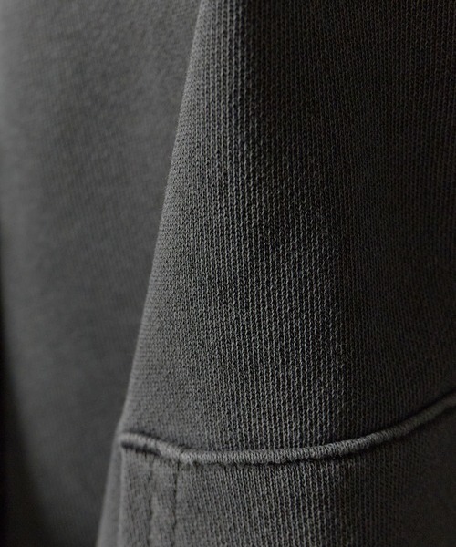 Russell Athletic（ラッセルアスレティック）の「RUSSELL ATHLETIC / ラッセルアスレティック ×JieDa / ジエダ Campus Sweat Zip Hoodie キャンパス スウェット トレーナー ジップ フーディー フルジップパーカー ダブルジップ ライトアウター 無地 ライン シンプル メンズ レディース 2026年 秋 秋服 冬 冬服（パーカー・メンズ・ブラック/ヘザーグレー/レッド・L/XL/M）」の11枚目の写真