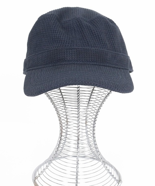 CAMBIO(カンビオ)の「mko13734-Waffle Knit Miner Cap ワークキャップ(NF-262-BO007)(キャップ・メンズ・ダークグレー/ネイビー/ブラック・M/L)」の17枚目の写真