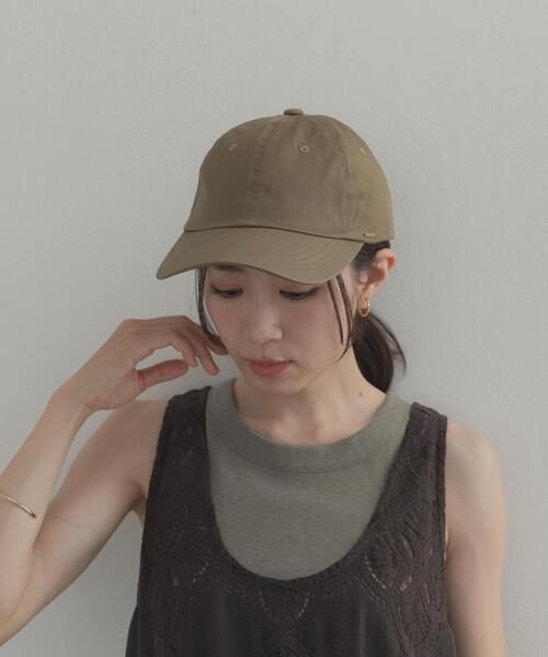 URBAN RESEARCH DOORS（アーバンリサーチドアーズ）の「ツイルプレートキャップ（キャップ・レディース・バーガンディー/チャコールグレー/ベージュ系その他・-）」の9枚目の写真