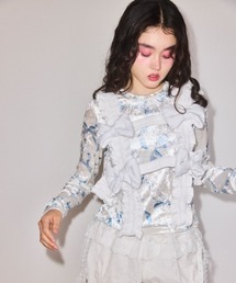 Candy Stripper（キャンディストリッパー）の「RIBBON VEROUR トップス（Tシャツ/カットソー）」