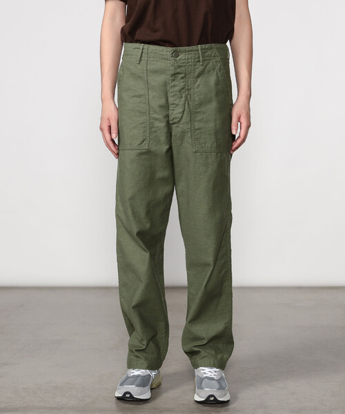 orSlow(オアスロウ)の「orSlow | バックサテン ファティーグパンツ MEN(その他パンツ・メンズ・グリーン・3/2/1)」の4枚目の写真