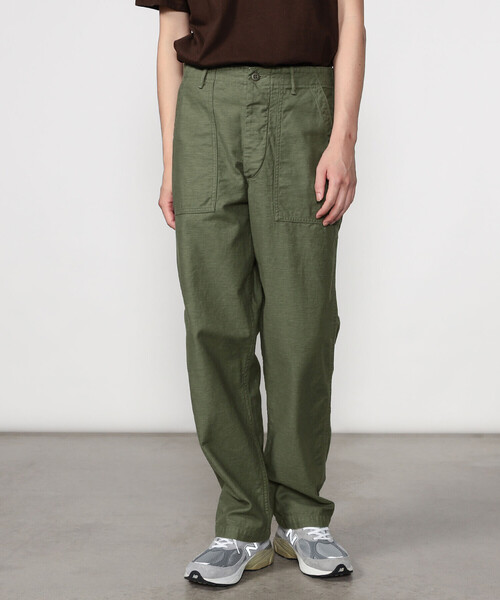 orSlow(オアスロウ)の「orSlow | バックサテン ファティーグパンツ MEN(その他パンツ・メンズ・グリーン・3/2/1)」の7枚目の写真