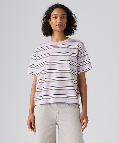 Levi's（リーバイス）の「Levi's/リーバイス ヴィンテージ ショートスリーブTシャツ（Tシャツ/カットソー・レディース・パープル・M/S/XS）」の2枚目の写真