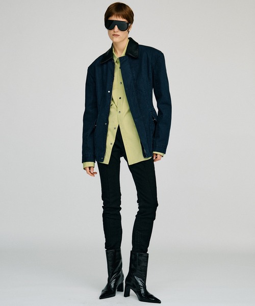 PRANK PROJECT(プランクプロジェクト)の「【2026Autumn Pre-Order】アワーグラスバーンジャケット / Hourglass Barn Jacket(ブルゾン・レディース・ベージュ/ネイビー・FREE)」の3枚目の写真