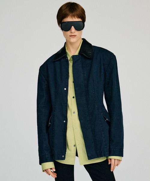 PRANK PROJECT(プランクプロジェクト)の「【2026Autumn Pre-Order】アワーグラスバーンジャケット / Hourglass Barn Jacket(ブルゾン・レディース・ベージュ/ネイビー・FREE)」の8枚目の写真