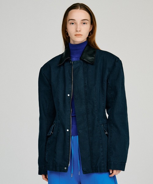 PRANK PROJECT(プランクプロジェクト)の「【2026Autumn Pre-Order】アワーグラスバーンジャケット / Hourglass Barn Jacket(ブルゾン・レディース・ベージュ/ネイビー・FREE)」の9枚目の写真