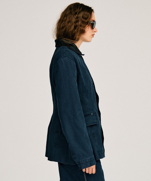PRANK PROJECT(プランクプロジェクト)の「【2026Autumn Pre-Order】アワーグラスバーンジャケット / Hourglass Barn Jacket(ブルゾン・レディース・ベージュ/ネイビー・FREE)」の13枚目の写真