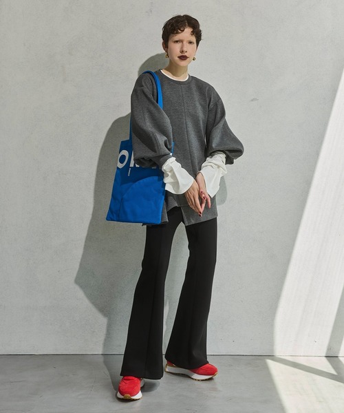 OMMO(オーエムエムオー)の「ARCH POCKET TOTE(トートバッグ・レディース・レッド/シルバー/ホワイト/ブルー/ブラック系/ブラック・F)」の20枚目の写真