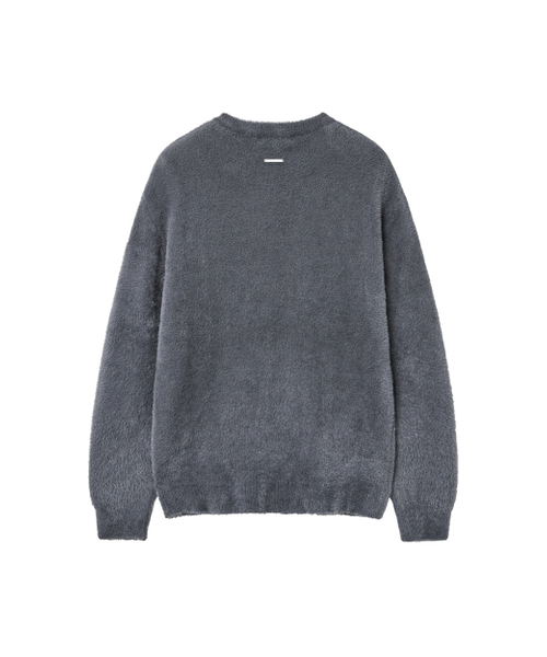 MISEKISEOUL MEN（ミセキソウルメンズ）の「Hairy crewneck knit CHARCOAL（ニット/セーター・メンズ・その他・1/2/3）」の3枚目の写真