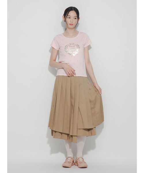 FURFUR(ファーファー)の「HORROR ACADEMYフラワープリントTシャツ(Tシャツ/カットソー・レディース・ブラック/ピンク/ホワイト/ライトブルー・F)」の10枚目の写真