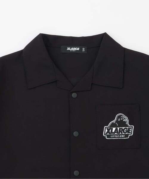 XLARGE KIDS(エクストララージキッズ)の「バックロゴ半袖シャツ(シャツ/ブラウス・キッズ・ブラウン・140cm/110cm)」の3枚目の写真