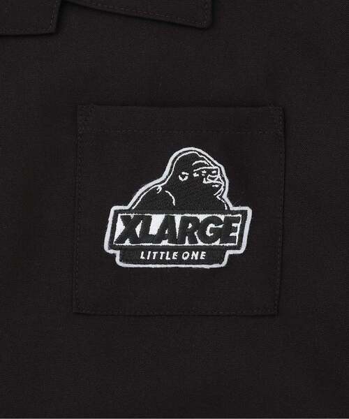 XLARGE KIDS(エクストララージキッズ)の「バックロゴ半袖シャツ(シャツ/ブラウス・キッズ・ブラウン・140cm/110cm)」の4枚目の写真
