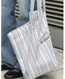 Stripe shoulder bag (blue)