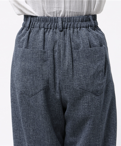 Omekashi（オメカシ）の「【Omekashi】MIXタックパンツ（その他パンツ・レディース・キャメル/ブラック/ライトグレー/ネイビー・1/2）」の9枚目の写真