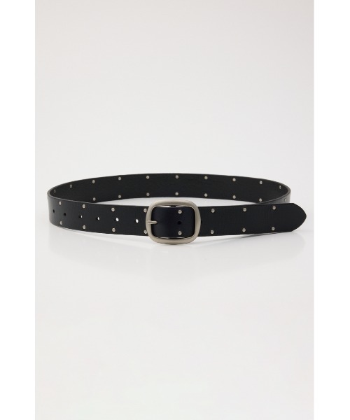 MOUSSY(マウジー)の「DOUBLE STUDS LEATHER ベルト(ベルト・レディース・ブラック/ブラウン・FREE)」の12枚目の写真