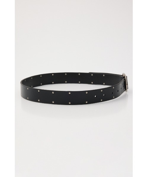 MOUSSY(マウジー)の「DOUBLE STUDS LEATHER ベルト(ベルト・レディース・ブラック/ブラウン・FREE)」の13枚目の写真
