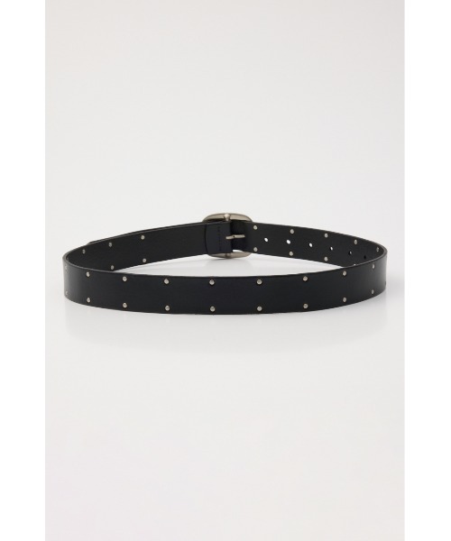 MOUSSY(マウジー)の「DOUBLE STUDS LEATHER ベルト(ベルト・レディース・ブラック/ブラウン・FREE)」の3枚目の写真