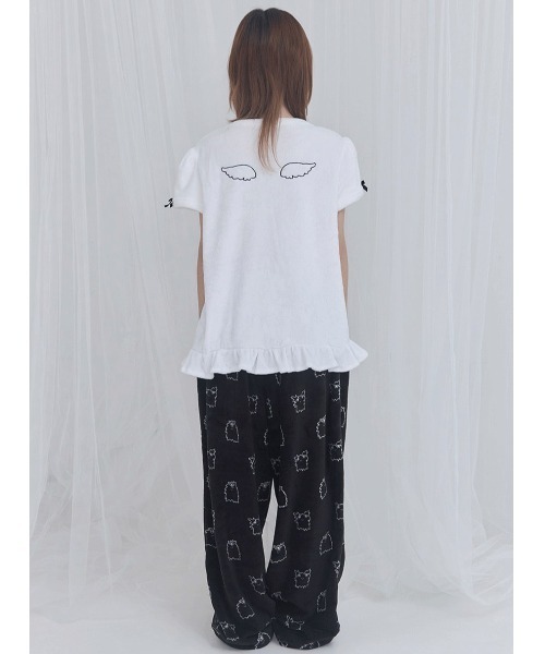 FANCY CLUB(ファンシークラブ)の「A'GEM/9 × .kom 『FANCY CLUB/ファンシークラブ』Zzz DUSTY SALON PAJAMA PANTS/サロンパジャマパンツ(その他パンツ・レディース・ブルー/ブラック・FREE)」の8枚目の写真