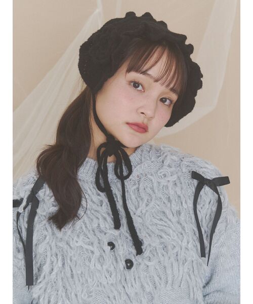 merry jenny(メリージェニー)の「お花咲いたヘッドドレス(その他ヘアアクセサリー・レディース・ブラック/オフホワイト/グレー・FREE)」の10枚目の写真