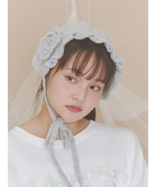 merry jenny(メリージェニー)の「お花咲いたヘッドドレス(その他ヘアアクセサリー・レディース・ブラック/オフホワイト/グレー・FREE)」の11枚目の写真