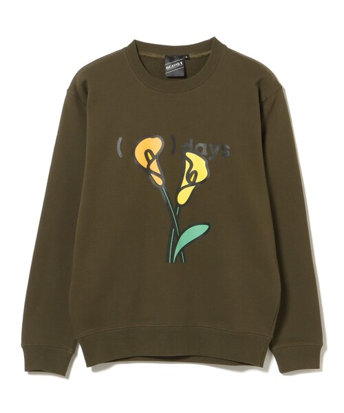 BEAMS T(ビームスティー)の「BEAMS T / ( )days Crew neck sweat(スウェット・メンズ・オリーブ/グレー・M/XL/L/S)」の2枚目の写真