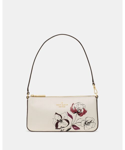kate spade new york（ケイトスペード ニューヨーク）の「ジェミニ フローラル ポシェット（ショルダーバッグ・レディース・ベージュ・ONESIZE）」の3枚目の写真