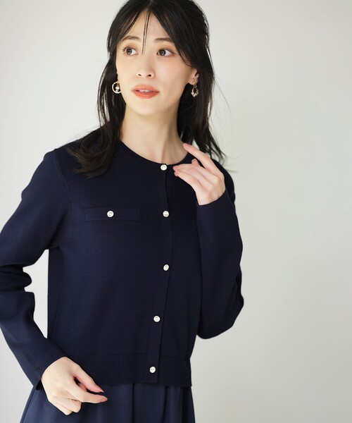 ANY SIS(エニィスィス)の「ドッキングニット ワンピース(ワンピース・レディース・ブラック系/ネイビー系・X-LARGE)」の11枚目の写真