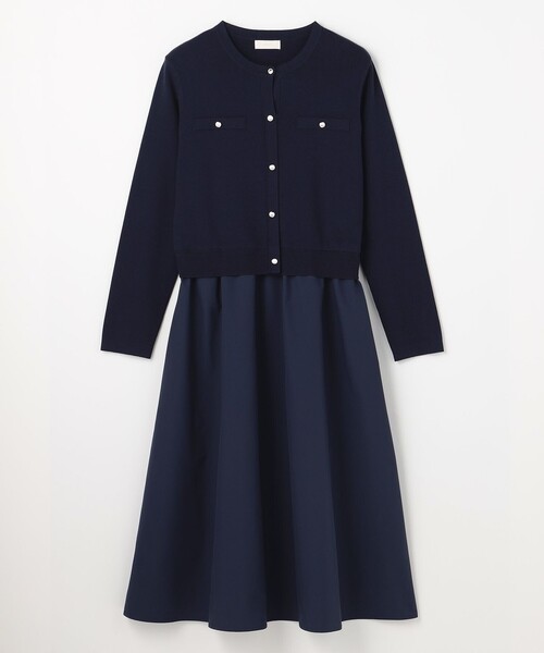 ANY SIS(エニィスィス)の「ドッキングニット ワンピース(ワンピース・レディース・ブラック系/ネイビー系・X-LARGE)」の12枚目の写真