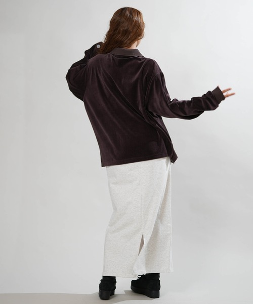 DISCUS ATHLETIC(ディスカス アスレチック)の「DISCUS ATHLETIC/ディスカスアスレチック 長袖ポロシャツ 6487-0605(ポロシャツ・レディース・グレー/ブラウン/ブラック・L/M)」の19枚目の写真