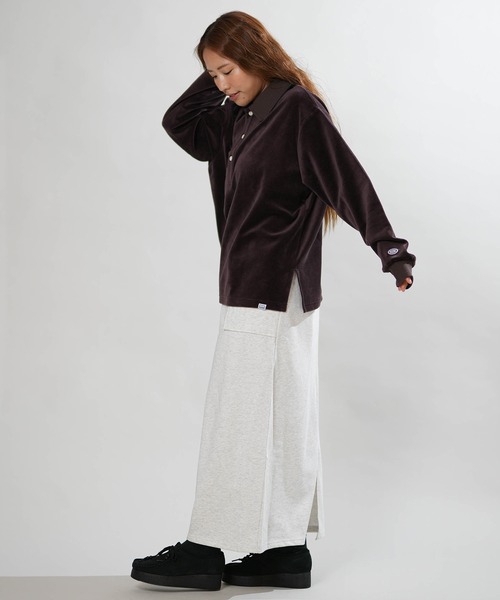 DISCUS ATHLETIC(ディスカス アスレチック)の「DISCUS ATHLETIC/ディスカスアスレチック 長袖ポロシャツ 6487-0605(ポロシャツ・レディース・グレー/ブラウン/ブラック・L/M)」の20枚目の写真
