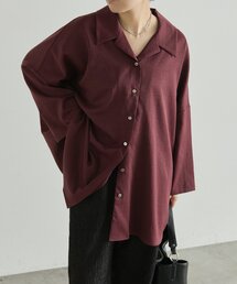 開襟オーバーシャツ【SUM1 STYLE】