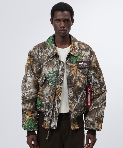 Alpha Industries(アルファインダストリーズ)の「Alpha Industries/アルファ インダストリーズ/CWU 45/P HERITAGE FIT FLIGHT JACKET (CAMO)/CWU 45/P ヘリテージフィット フライトジャケット(ミリタリージャケット・メンズ・カモフラージュ・L/M/S/XS/2XL/XL)」の1枚目の写真